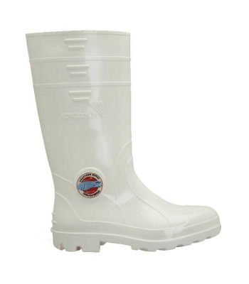 Bota de PVC Cano Longo com Bico de Aço