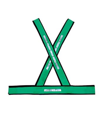 Colete PVC Tipo X Refletivo Verde